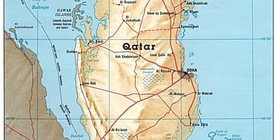 Nieuw industriegebied qatar kaart