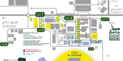 Kaart van qatar foundation
