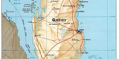 Qatar volledige kaart